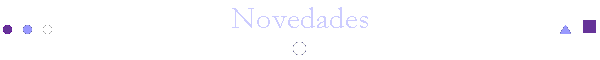 Novedades